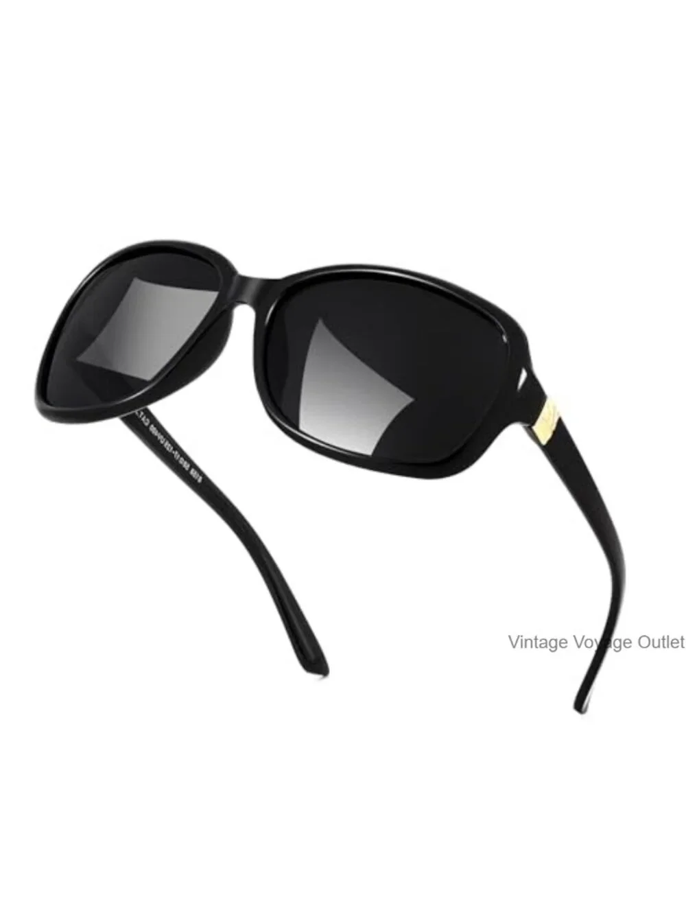 Vintage Square Polarized Sunglasses UV400 Protection Retro Wraparound Shades